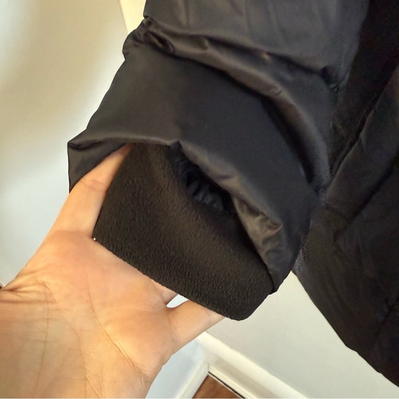 J. Jill Black Hooded Down Puffer Jacket, Size M, Like New! - Picture 8 of 10